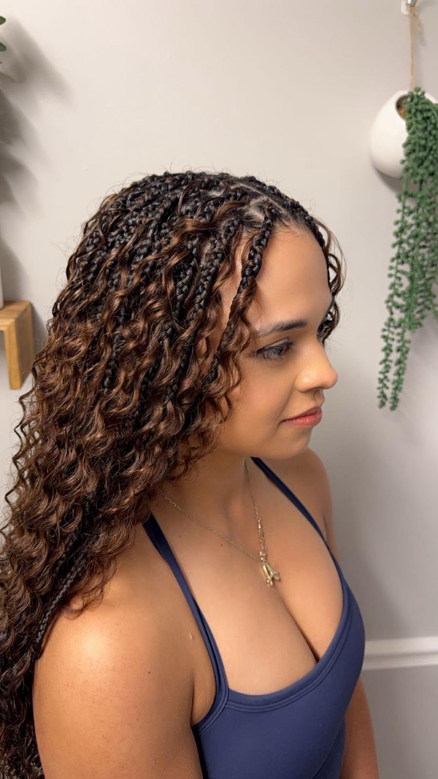 Knotless Goddess Braids
