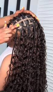 Knotless Goddess Braids