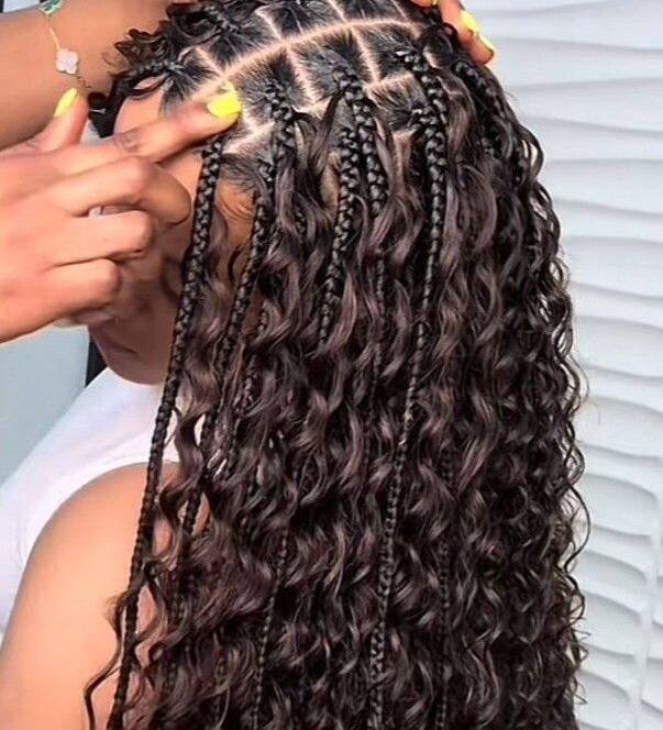 Knotless Goddess Braids