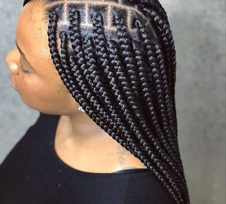 Medium Box Braids